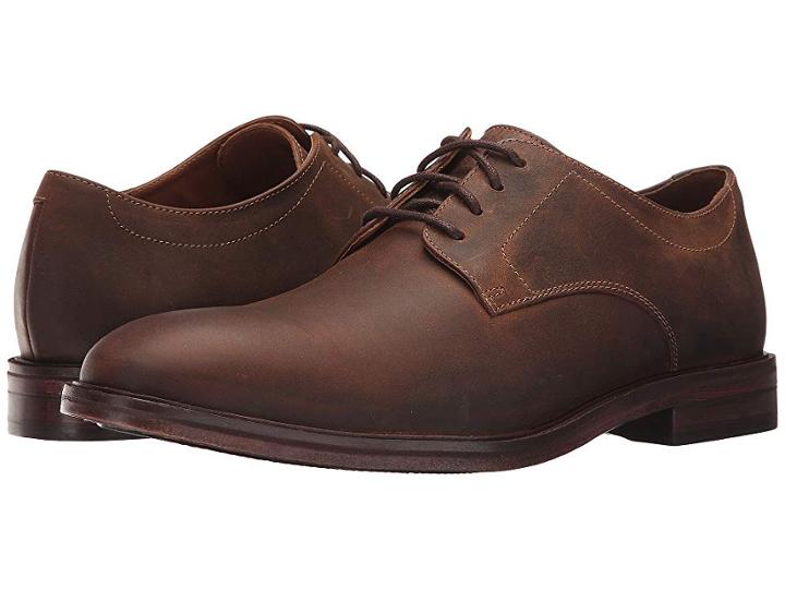 Bostonian Mckewen Plain (brown Leather) Men's Plain Toe Shoes