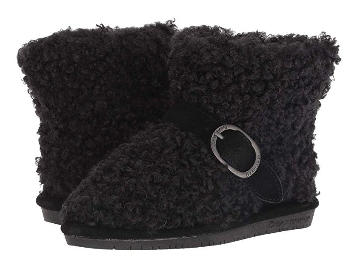 Bearpaw Kids Treasure (little Kid/big Kid) (black) Girls Shoes