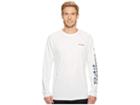 Columbia Solar Shade Long Sleeve Top (white/nightshade) Men's Long Sleeve Pullover