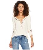 Free People Rainbow Thermal (ivory) Women's Clothing