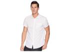 Kenneth Cole New York Short Sleeve Mini Floral Print Shirt (white) Men's Clothing
