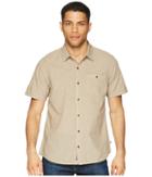 Toad&co Airbrush Levee Short Sleeve Shirt (honey Brown) Men's Clothing