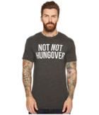 The Original Retro Brand Not Not Hungover Short Sleeve Heathered T-shirt (heather Black) Men's T Shirt