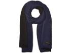 Calvin Klein Double Faced Pleated Blanket (night) Scarves