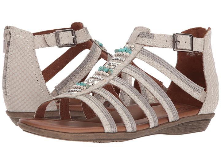 Rockport Cobb Hill Collection Jamestown Gladiator (white Multi Leather) Women's Sandals