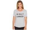 New Balance Heather Tech Graphic Tee (althetic Gray) Women's Clothing