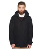Scotch & Soda Classic Hooded Parka With Detachable Quilted Lining (midnight) Men's Coat