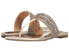 Badgley Mischka Trent (ivory Satin) Women's Sandals