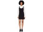 Boutique Moschino Dress With White Button Down (fantasy Print Black) Women's Dress