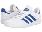 Adidas Skateboarding Busenitz Pro J (little Kid/big Kid) (footwear White/collegiate Royal/silver Metallic) Skate Shoes