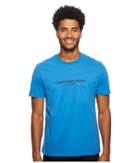 Calvin Klein Jeans Old School Logo Crew Neck Tee (strong Blue) Men's T Shirt