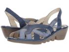 Fly London Pima887fly (blue/blue Cool/mousse) Women's Shoes