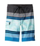 Vans Kids Bonsai Stripe Boardshorts (little Kids/big Kids) (imperial Blue) Boy's Swimwear