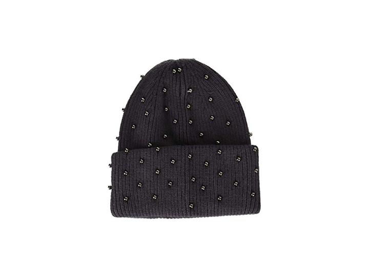 Steve Madden Metallic Pearls Hat (charcoal) Caps