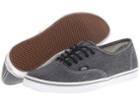 Vans Authentic Lo Pro ((chambray) Charcoal/true White) Skate Shoes