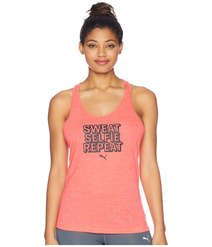 Puma Essential Dri-release Tank Top (bright Plasma Heather) Women's Sleeveless