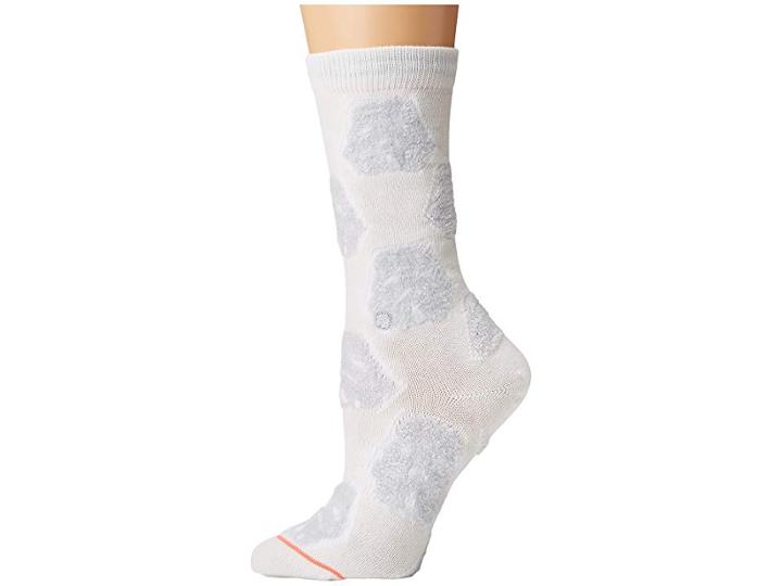 Stance Cozy Trooper (white) Women's Crew Cut Socks Shoes