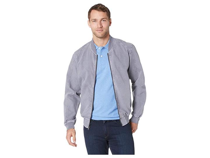 Mod-o-doc Estero Bluffs Bomber Jacket (grey Sky) Men's Coat