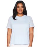 Nike Dry Miler Short-sleeve Running Top (sizes 1x-3x) (royal Tint) Women's Short Sleeve Pullover