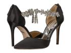Badgley Mischka Venom (black Satin) High Heels