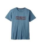 Volcom Kids Edge Short Sleeve Tee (big Kids) (wrecked Indigo) Boy's T Shirt