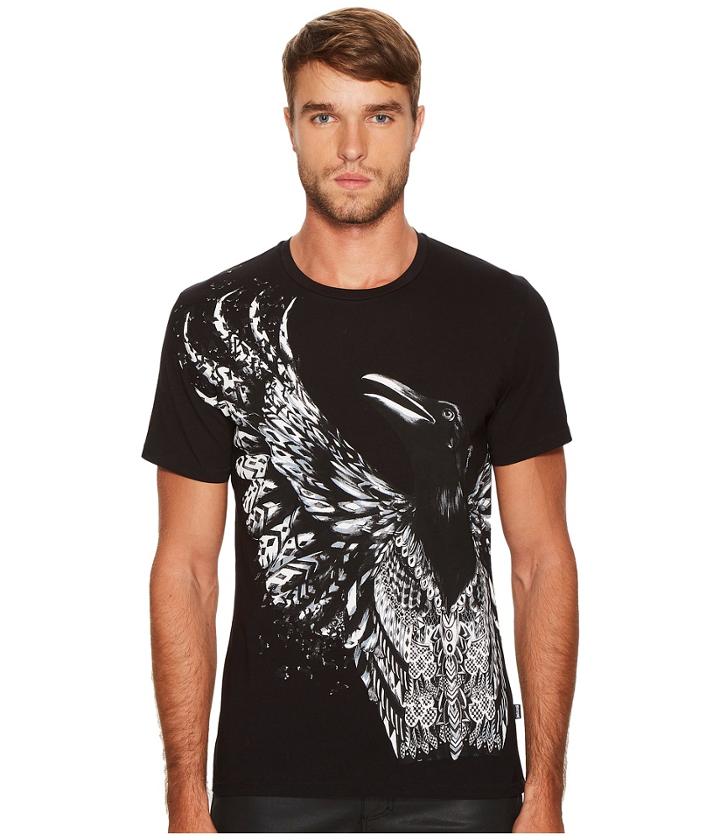 Just Cavalli Winged T-shirt (black) Men's T Shirt