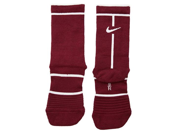 Nike Nikecourt Essentials Crew Tennis Socks (team Red/black) Crew Cut Socks Shoes
