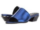 Calvin Klein Narissa (royal Blue Thrill Metallic) Women's Slide Shoes