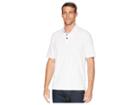 True Grit Trubador Combed Slub Polo (white/heather Yoke) Men's Short Sleeve Pullover