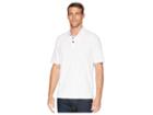 True Grit Trubador Combed Slub Polo (white/heather Yoke) Men's Short Sleeve Pullover