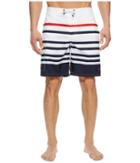 Polo Ralph Lauren Kailua Trunk (white Nautical Stripe) Men's Swimwear