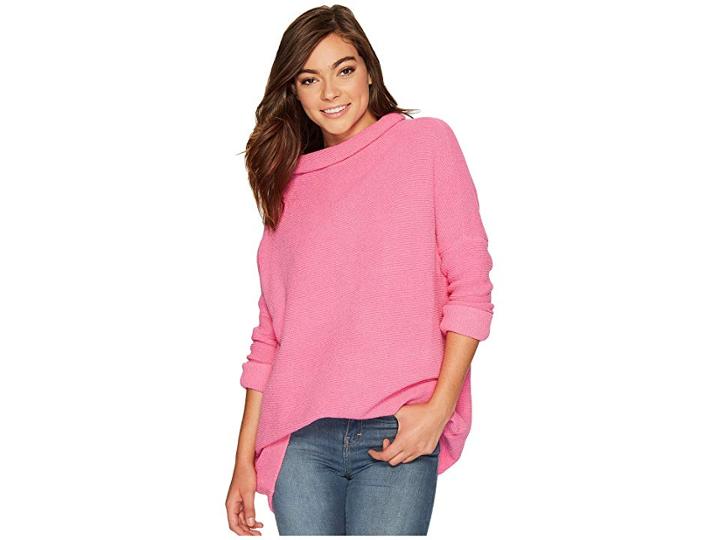 Free People Ottoman Slouchy Tunic (pink) Women's Blouse