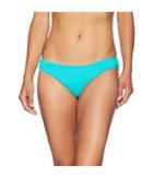 Tommy Bahama Pearl Side-shirred Hipster Bikini Bottom (ming Jade) Women's Swimwear