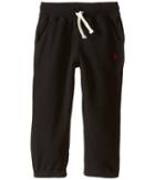 Polo Ralph Lauren Kids Collection Fleece Pull-on Pants (toddler) (polo Black) Boy's Casual Pants