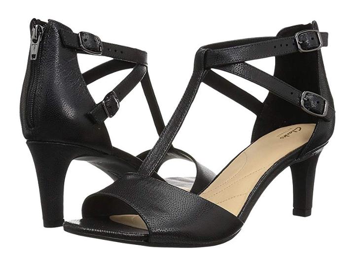 Clarks Laureti Pearl (black Nubuck) High Heels