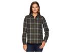 Pendleton Lodge Wool Plaid Shirt (green/turquoise Ombre) Women's Clothing