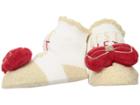 Mud Pie Best Gift Ever Rattle Toe Socks (infant) (red) Girls Shoes