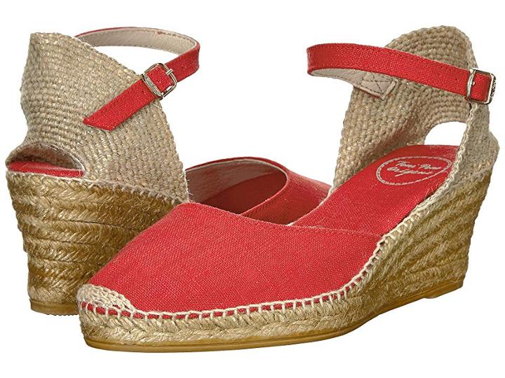 Toni Pons Caldes (red Linen) Women's  Shoes