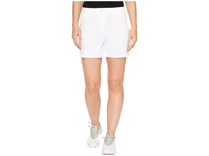 Puma Golf Solid Shorts 5 (bright White) Women's Shorts