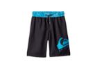 Quiksilver Kids Lava Logo Volley Shorts (toddler/little Kids) (black) Boy's Swimwear