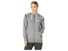 Nike Gym Vintage Hoodie Full Zip Hbr (carbon Heather/sail) Women's Sweatshirt