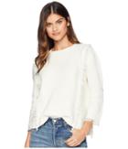 Moon River Bell Sleeves Sweater (ivory) Women's Sweater