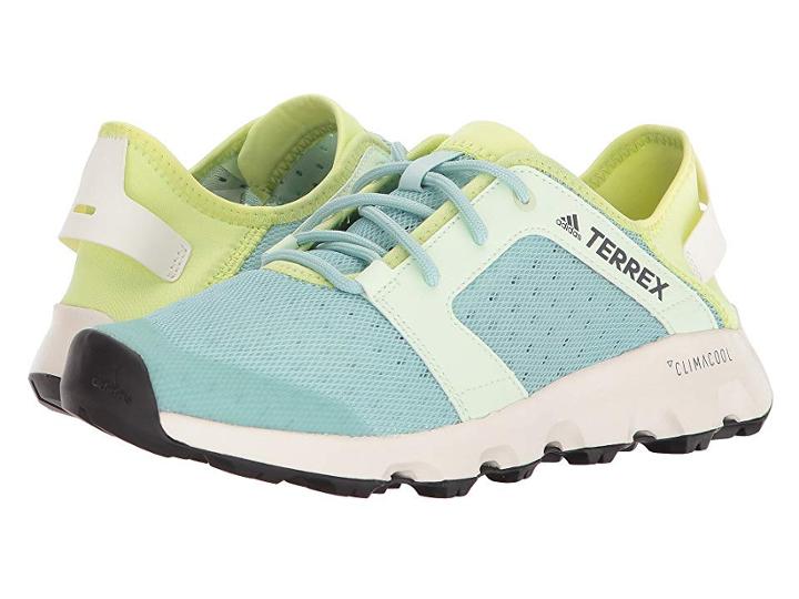 Adidas Outdoor Terrex Cc Voyager Sleek (ash Green/aero Green/semi Frozen Yellow) Women's  Shoes