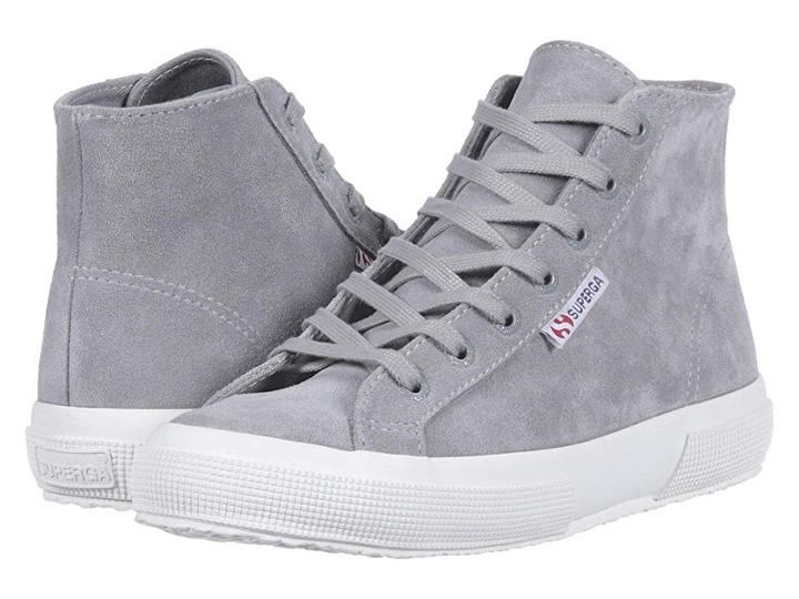 Superga 2795 Suecotlinw (grey Suede) Women's Shoes