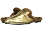Sam Edelman Danica (gold Metallic Leather) Women's Sling Back Shoes