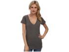 Lna S/s Deep V (heather Grey) Women's T Shirt