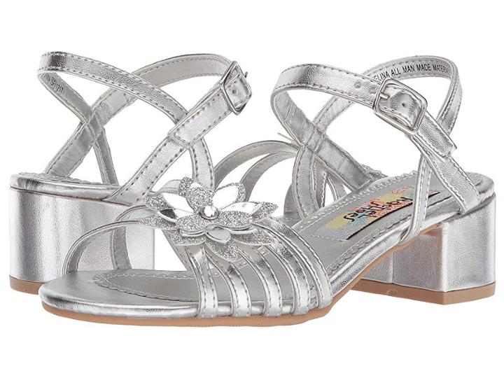 Rachel Kids Melina (little Kid/big Kid) (silver Metallic) Girl's Shoes
