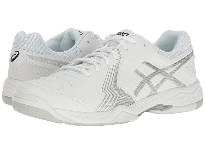 Asics Gel-game 6 (white/silver) Men's Tennis Shoes