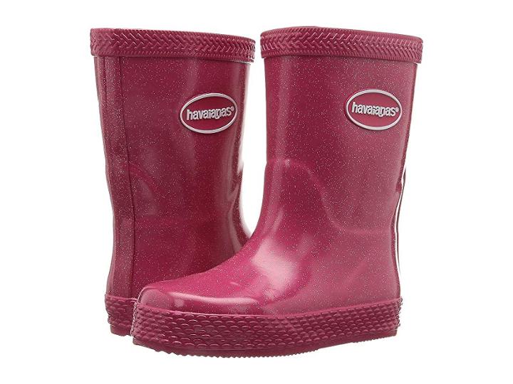 Havaianas Kids Galochas Glitter (toddler/little Kid) (rose) Girls Shoes