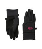 The North Face Etip Hardface Gloves (tnf Black/cherise Pink) Extreme Cold Weather Gloves